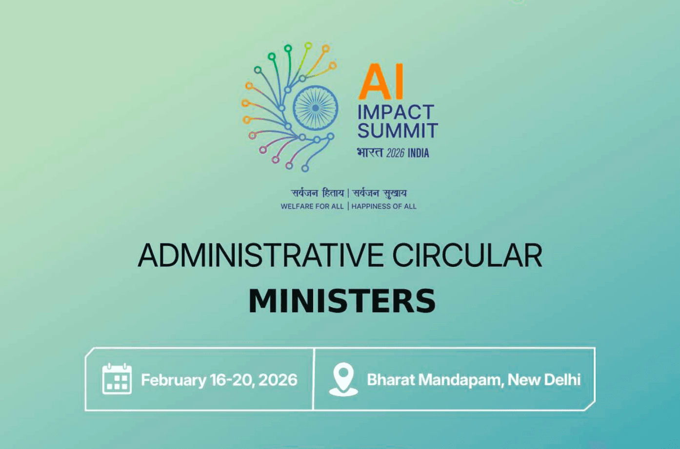 Admin Circular for Ministers